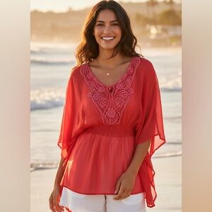 Salmon colored Blouse